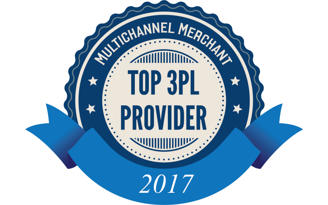 Seal for Multichannel Merchant Top 3PL Provider of 2017.