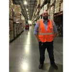 A picture of Mark Collum Jr, warehouse manager of the IDS Plainfield, Indiana fulfillment center.