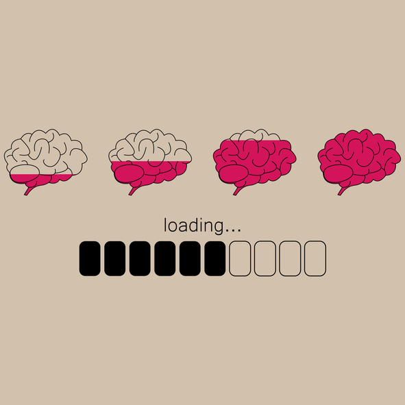 Progress loading bar illustration